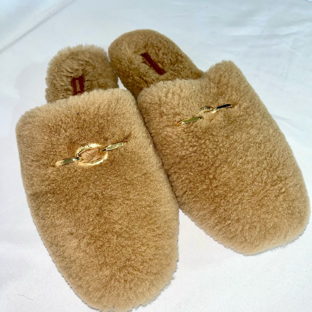 Anine Bing Sherpa mules size 37 - Picture 2 of 10